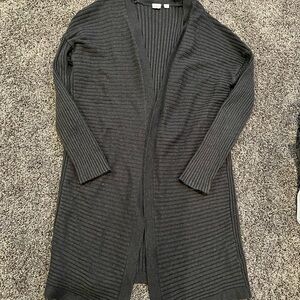 Women's Black Ribbed Sweater